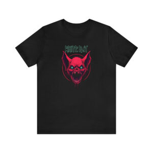 Red Horror Bat Tee